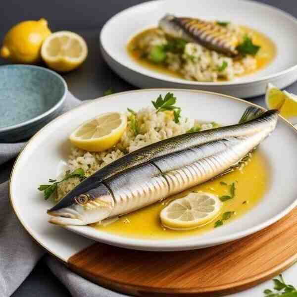 Скумбрия маринованная с лимоном